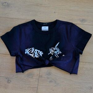 Ksubi black crop top